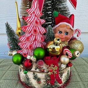 Vintage Inspired Christmas Elf Assembly